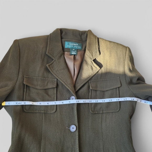 Vintage Wool Lauren Ralph Lauren Heritage Equestrian Old Money Blazer Jacket - Picture 12 of 16